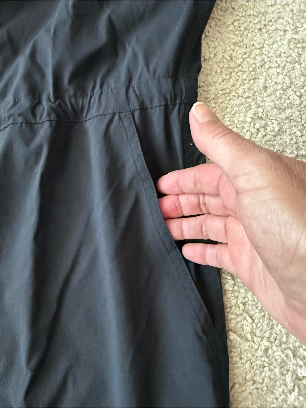 Athleta Black Sleeveless Front-Zip Flex Jumpsuit - Picture 14 of 16